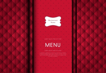 Elegant menu cover design. のイラスト素材
