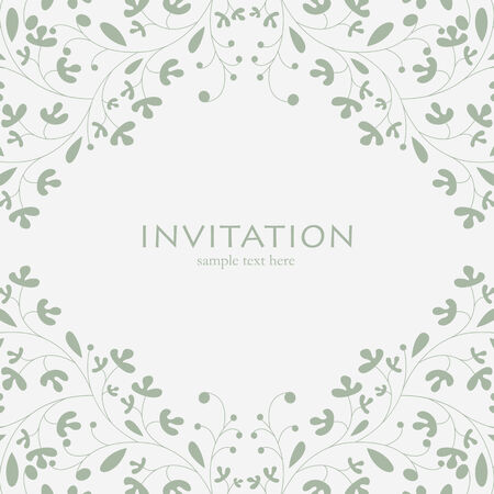 Wedding invitation card. Perfect as invitation or announcement.のイラスト素材