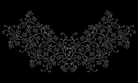 Vintage decorative floral background with flower.のイラスト素材