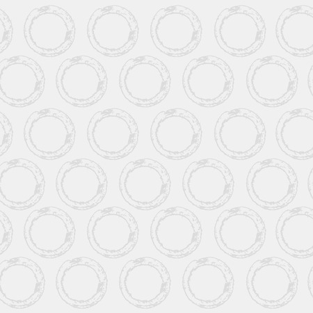 Seamless pattern circles with grunge effect .のイラスト素材