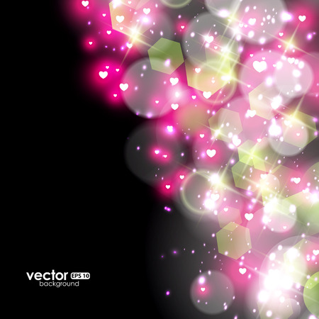 Festive background with defocused lights.のイラスト素材