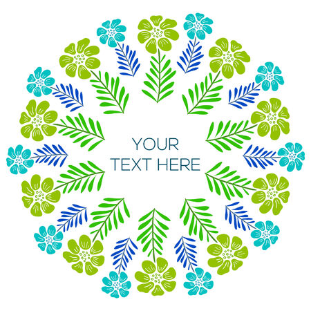 Cute floral bouquets, retro flower. Romantic graphic elements.のイラスト素材