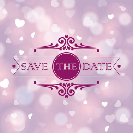 Wedding invitation card. Perfect as invitation or announcement. のイラスト素材