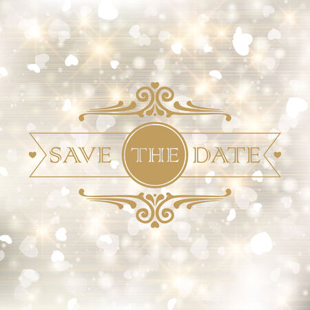 Wedding invitation card. Perfect as invitation or announcement. のイラスト素材