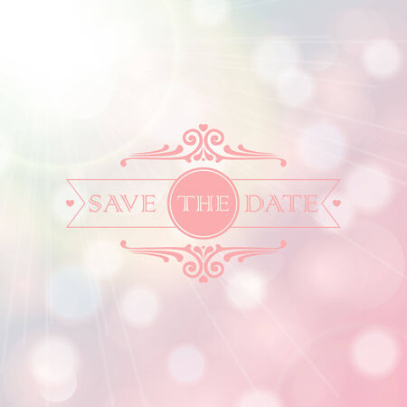 Wedding invitation card. Perfect as invitation or announcement. のイラスト素材