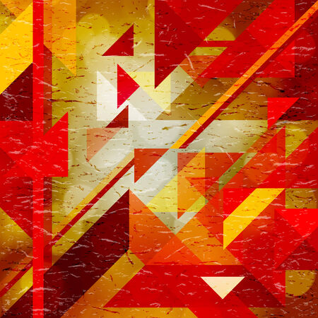Retro geometric background for design. のイラスト素材