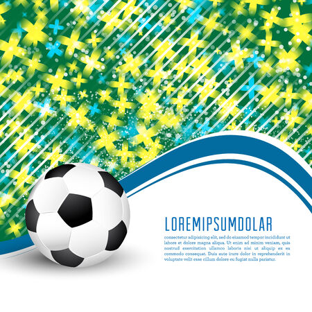 Creative soccer brochure design. のイラスト素材