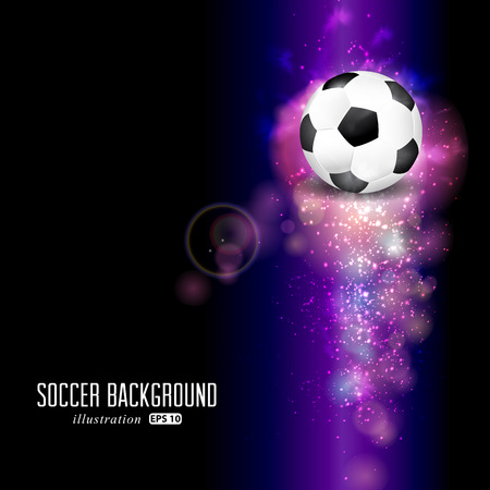 Creative soccer design background. のイラスト素材