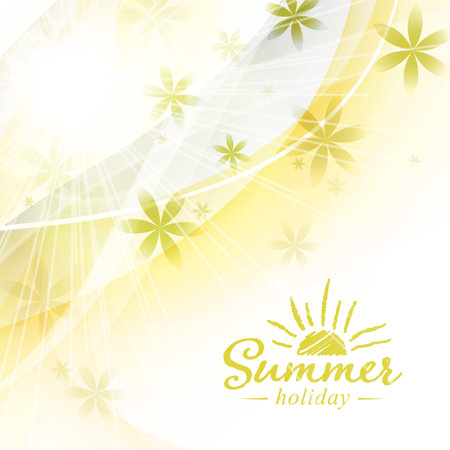 Elegant summer background. のイラスト素材