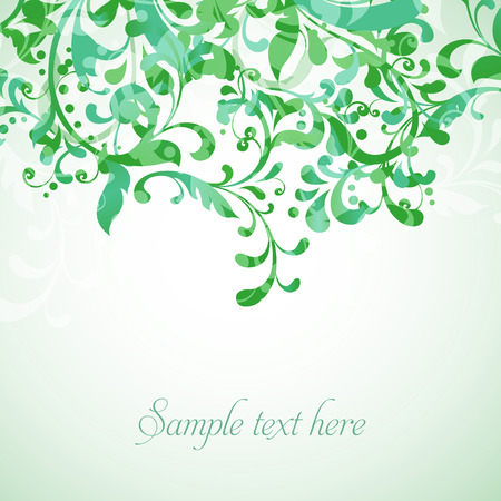 Vintage card with floral ornament design. For vector version, see my portfolio. のイラスト素材
