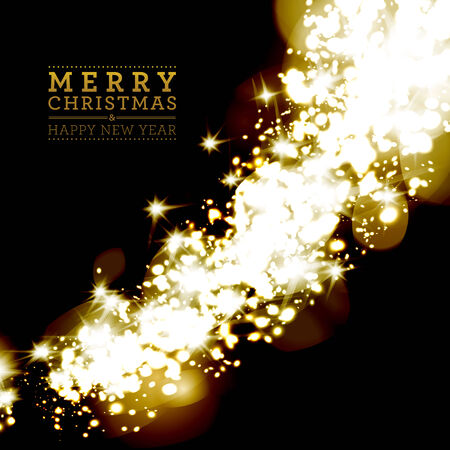 Christmas light background with snowflakes. のイラスト素材