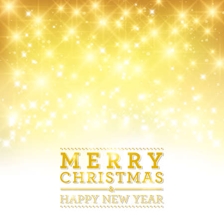 Merry Christmas and Happy New Year card design. Perfect as invitation or announcement.のイラスト素材