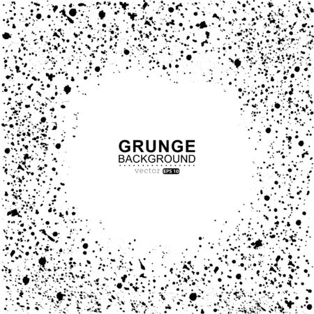 Abstract blot of dots illustration.のイラスト素材