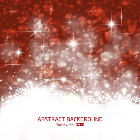 Christmas holiday lights bokeh background.のイラスト素材