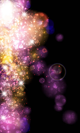 Christmas light background. Invitation card.のイラスト素材