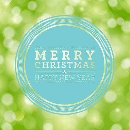 Merry Christmas and Happy New Year card design. Perfect as invitation or announcement.のイラスト素材