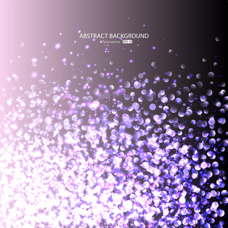 Christmas light bokeh background. Holiday background.のイラスト素材