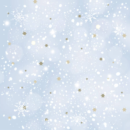 Glittery lights silver abstract Christmas background.のイラスト素材