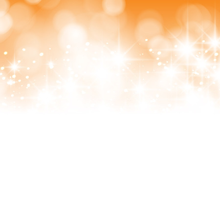 Glittering stars on golden glittering Christmas background.のイラスト素材