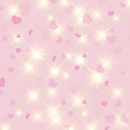 Beautiful valentine background with hearts.のイラスト素材