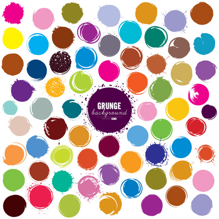 Grunge shapes.のイラスト素材