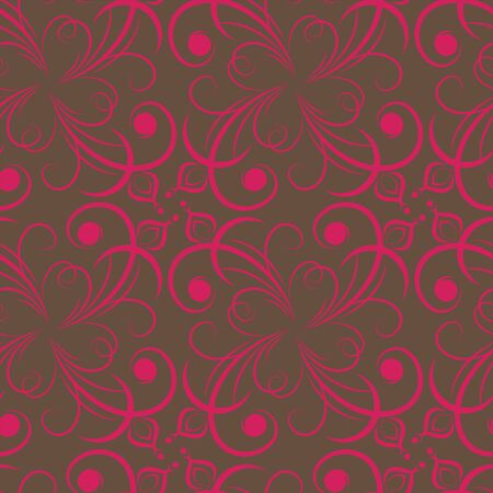 Damask seamless pattern background. Elegant luxury texture for wallpapers.のイラスト素材