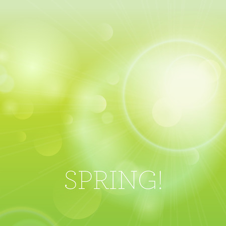 Bright spring background.のイラスト素材