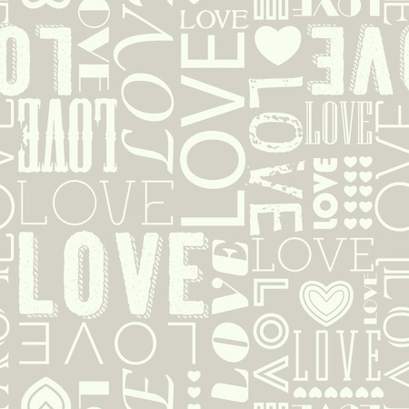 Seamless love heart shape pattern. For vector version, see my portfolio.のイラスト素材
