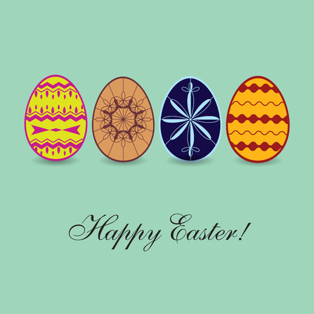 Happy Easter greeting card.のイラスト素材