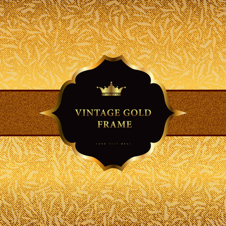 Luxury vintage background. Perfect as invitation or announcement.のイラスト素材