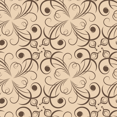 Retro seamless pattern background. Elegant texture wallpapers.のイラスト素材