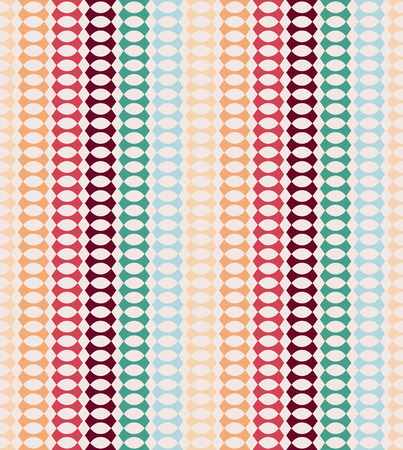 Abstract retro geometric seamless pattern with triangles illustration.のイラスト素材