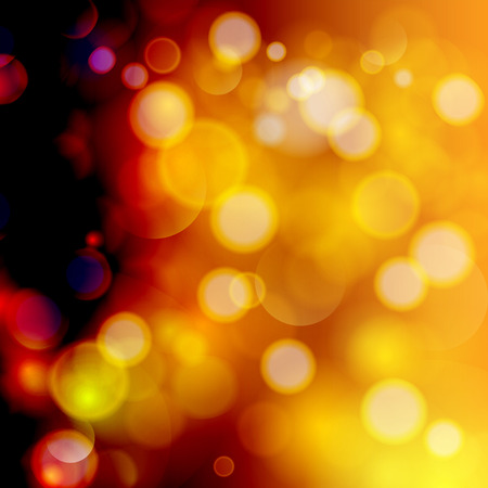 Abstract twinkled bright background with bokeh defocused golden lights.のイラスト素材