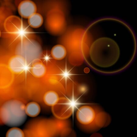 Defocused Christmas lights background.のイラスト素材