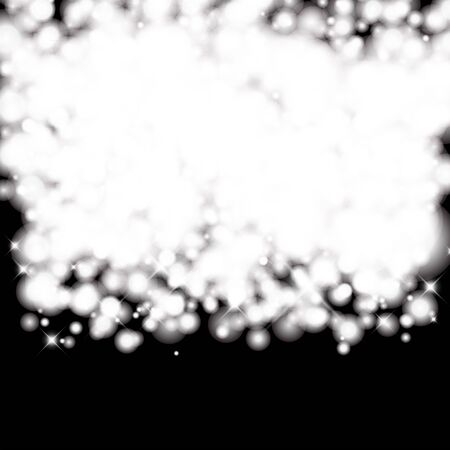 Silver sparkle glitter background. Sparkling flow background.のイラスト素材