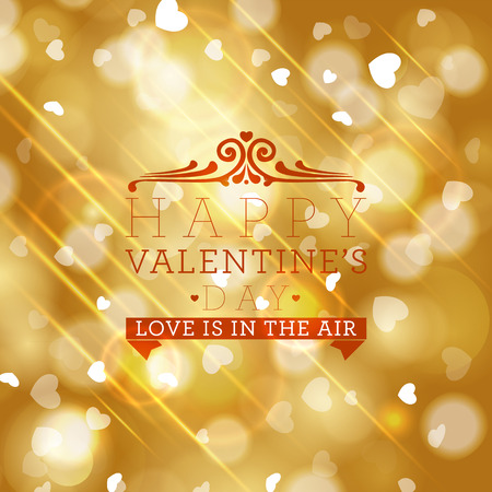 Happy Valentine's Day card design. I Love You.のイラスト素材