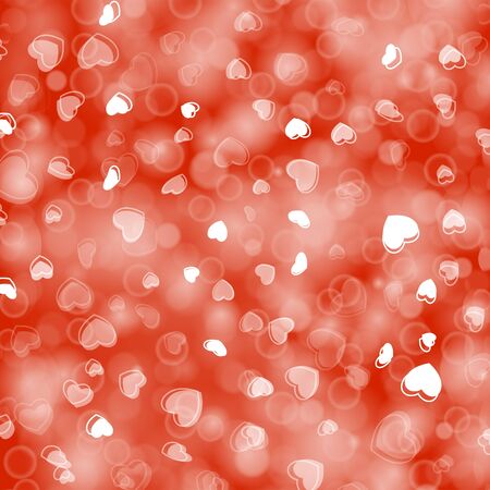 Valentine's day background with hearts. Romantic illustration background.のイラスト素材