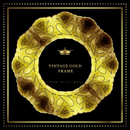 Luxury vintage background. Perfect as invitation or announcement.のイラスト素材