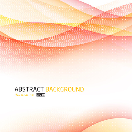 Clean vector wave background.のイラスト素材