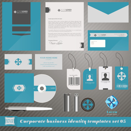 Corporate identity templates.のイラスト素材