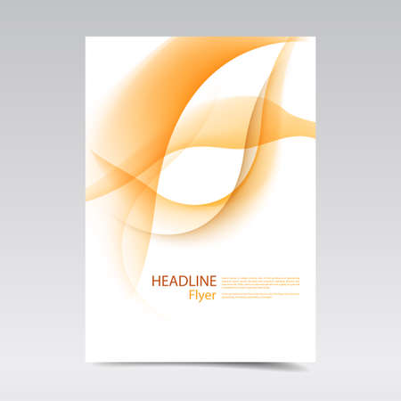 Brochure template flyer background for business design.のイラスト素材