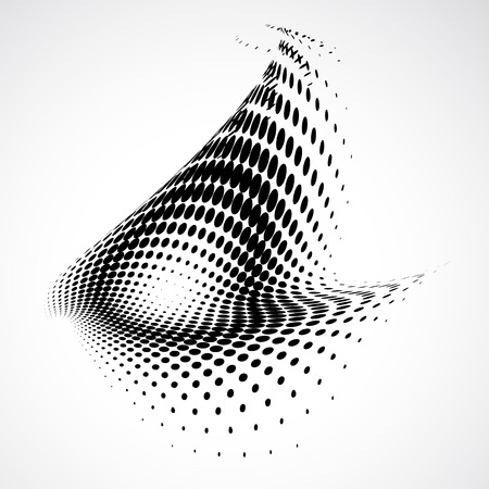 Abstract dotted background. Halftone effect.のイラスト素材