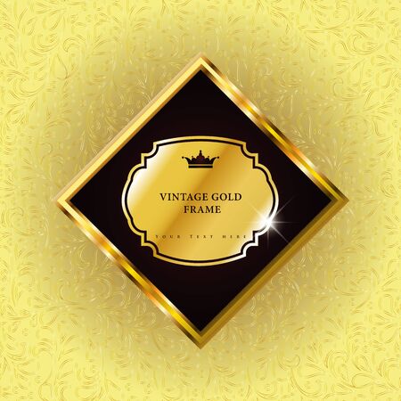 Luxury vintage background. Perfect as invitation or announcement.のイラスト素材