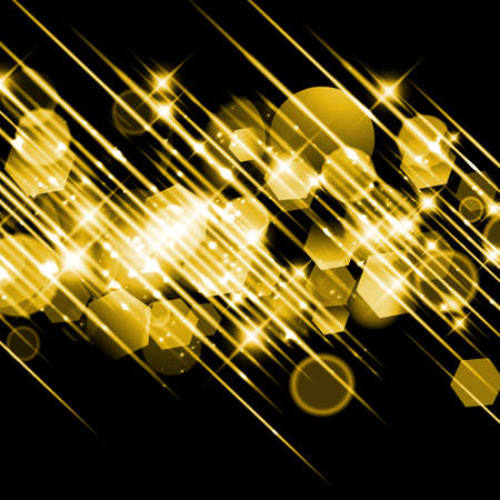 Golden glittering Christmas background.のイラスト素材