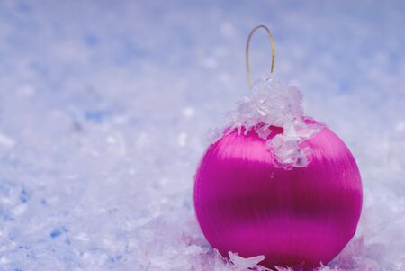 Bauble. The date of Christmas was chosen to correspond to the date of the winter solstice, Newton wrote.の写真素材