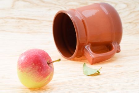 Red appleの写真素材