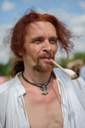 The historic festival of medieval. Kolomenskoye Park, Moscow, 2013のeditorial素材