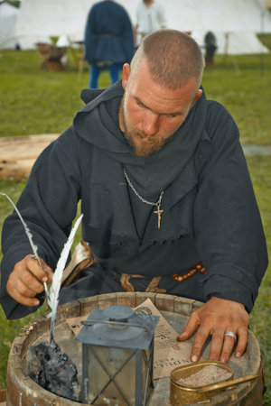 The historic festival of medieval. Kolomenskoye Park, Moscow, 2013のeditorial素材