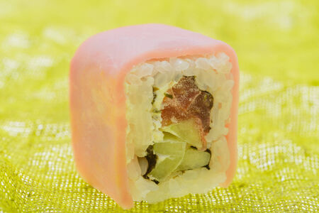 Sushi rice with various fillingsの写真素材