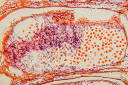 Scientific research - plant tissue magnification